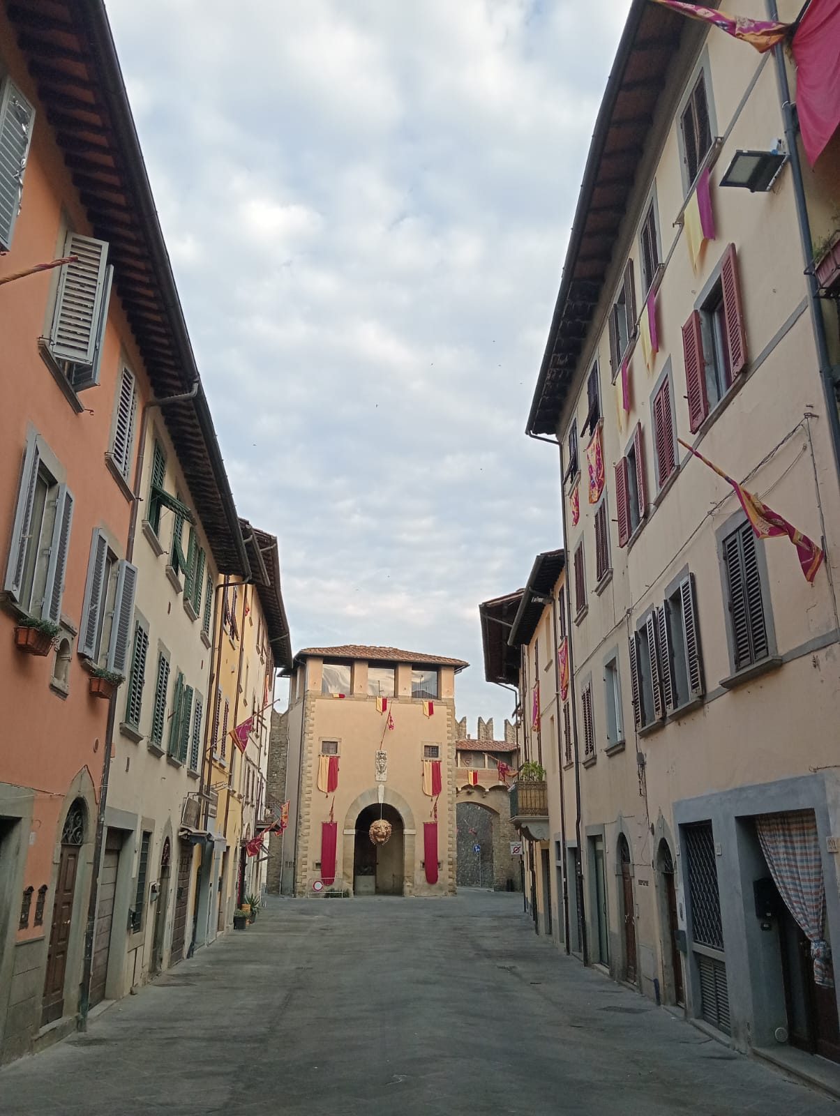 Facciata del palazzo, Via Cavour, Arezzo